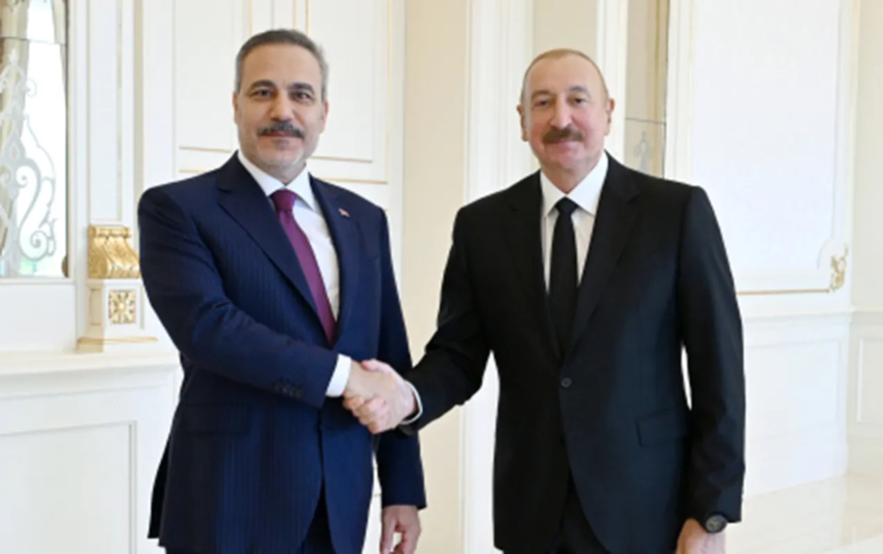 Prezident Hakan Fidanı qəbul etdi - FOTO